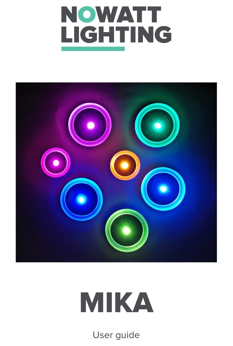 Nowatt Lighting MIKA user guide Nowatt Lighting MIKA user guide