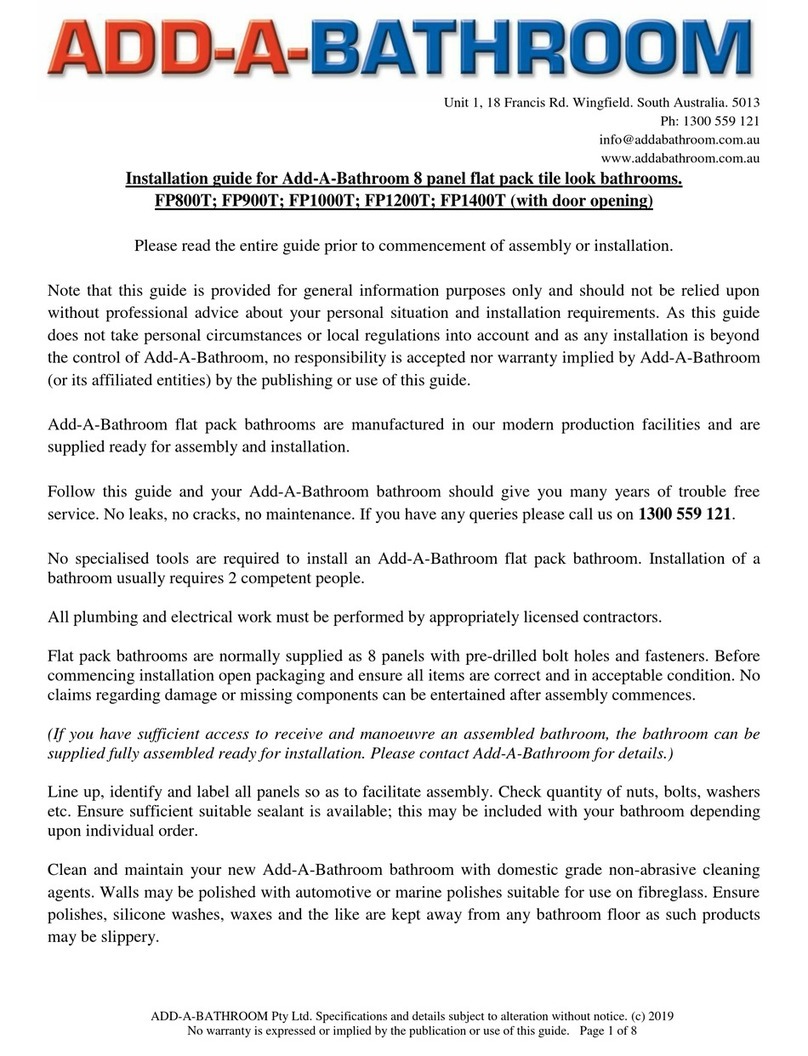 Add-A-Bathroom FP800T installation guide