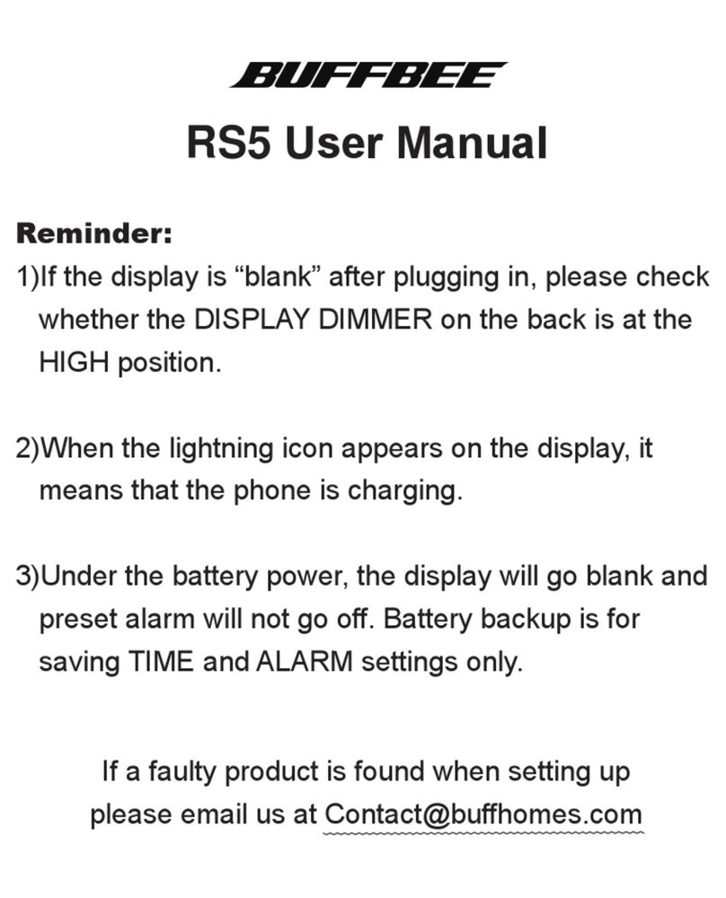 BUFFBEE RS5 user manual