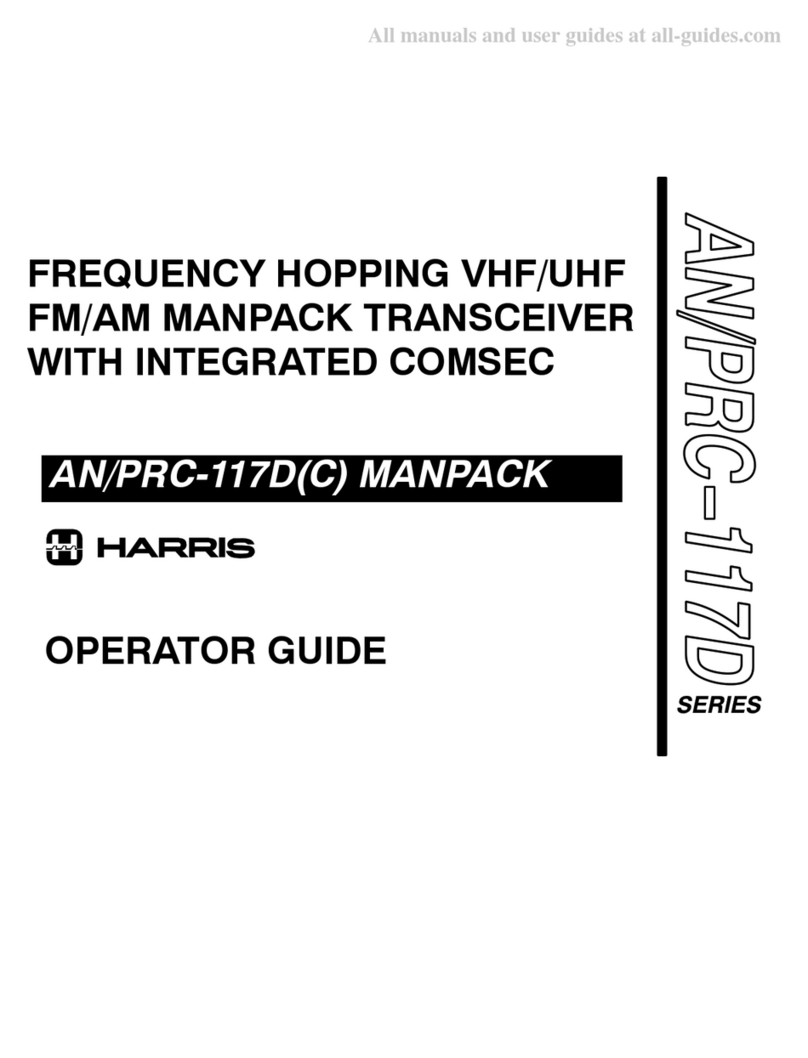 Harris AN/PRC-117D Series Manual