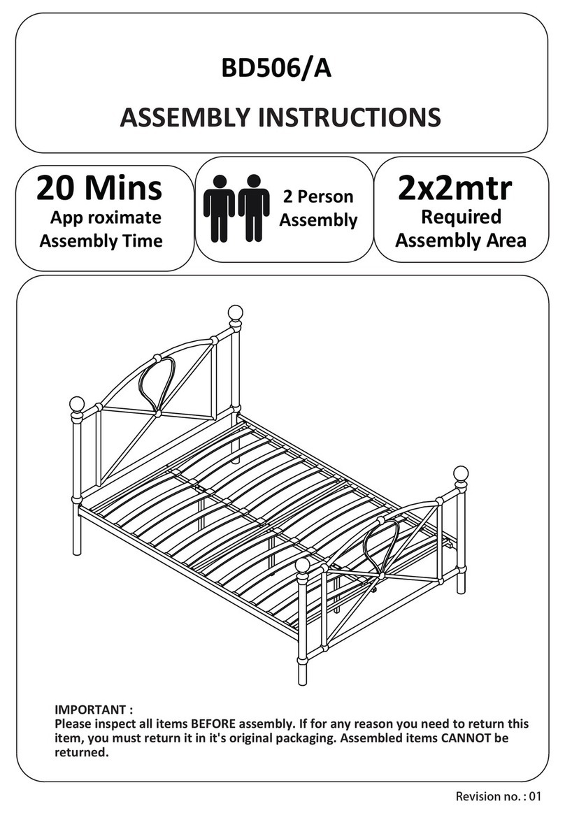 Serene Furnishings BD506/A Assembly instructions