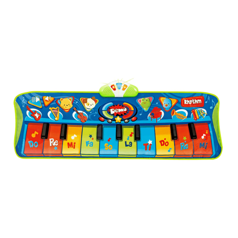 Winfun Step-to-Play Junior Piano Mat User manual