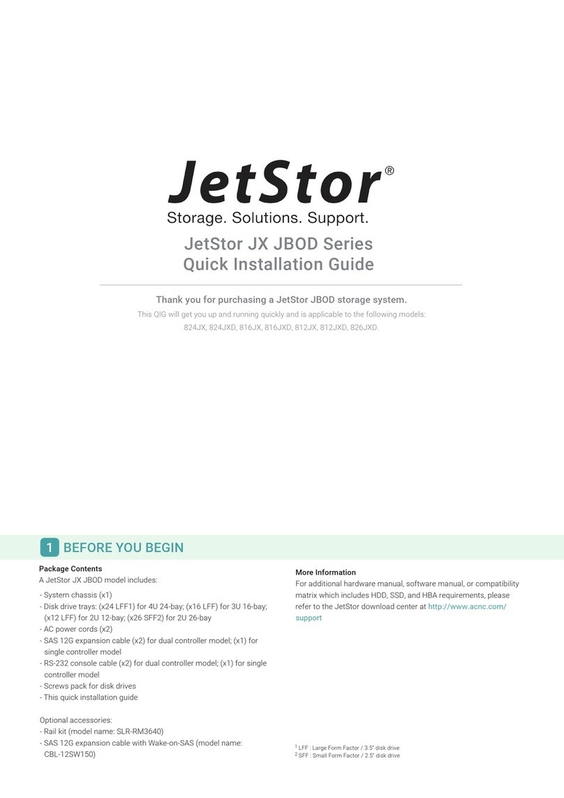 JetStor 824JX User manual