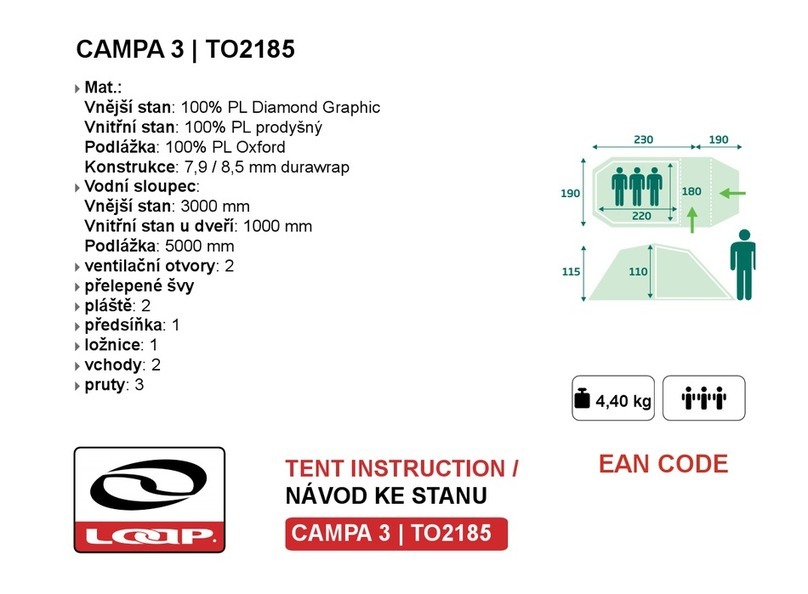 Loap CAMPA 3 manual