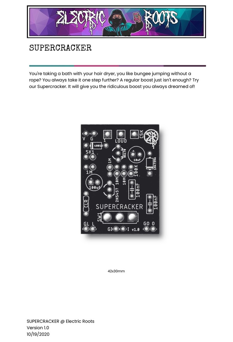 Electric Roots SUPERCRACKER quick start guide