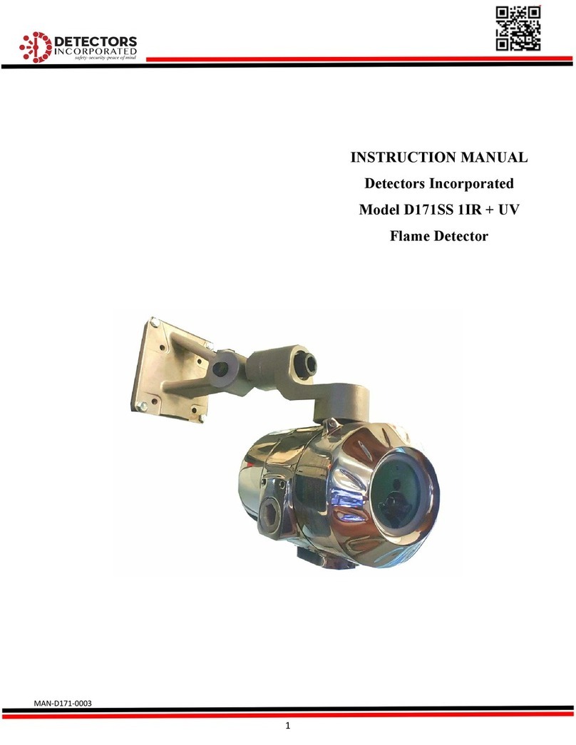 Detectors Incorporated D171SS 1IR + UV User manual