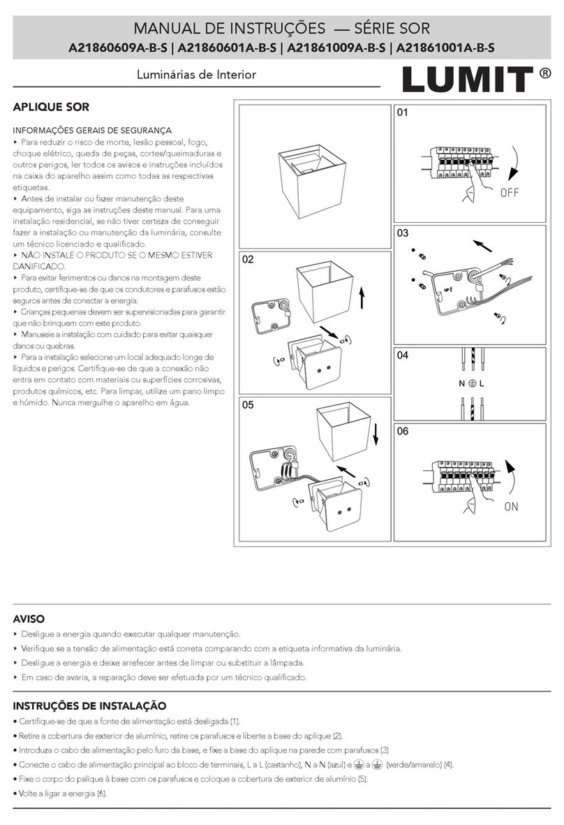 LUMIT A21860609A-B-S instruction manual