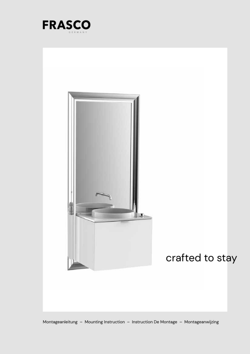 FRASCO aio 600 Series Mounting instruction
