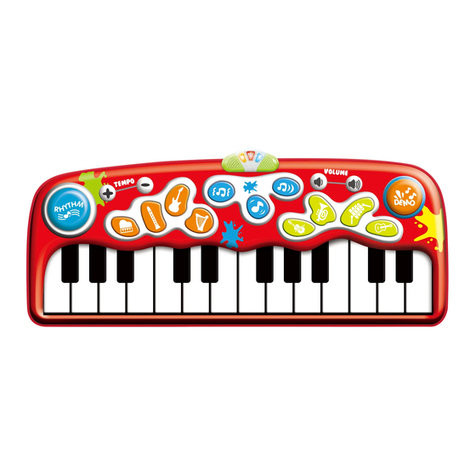 Winfun Step-to-Play Jumbo Piano Mat User manual