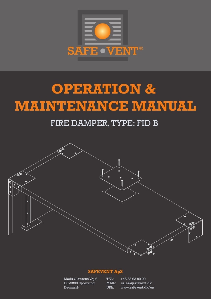 SAFEVENT FID B Operation & maintenance manual