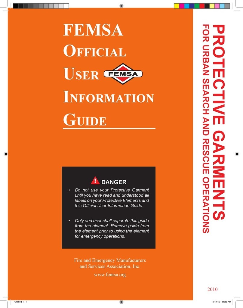 Femsa NFPA 1951 User's information guide