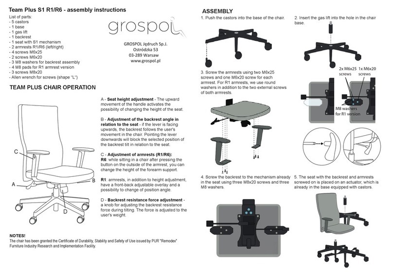 grospol Team Plus S1 R1 Assembly instructions