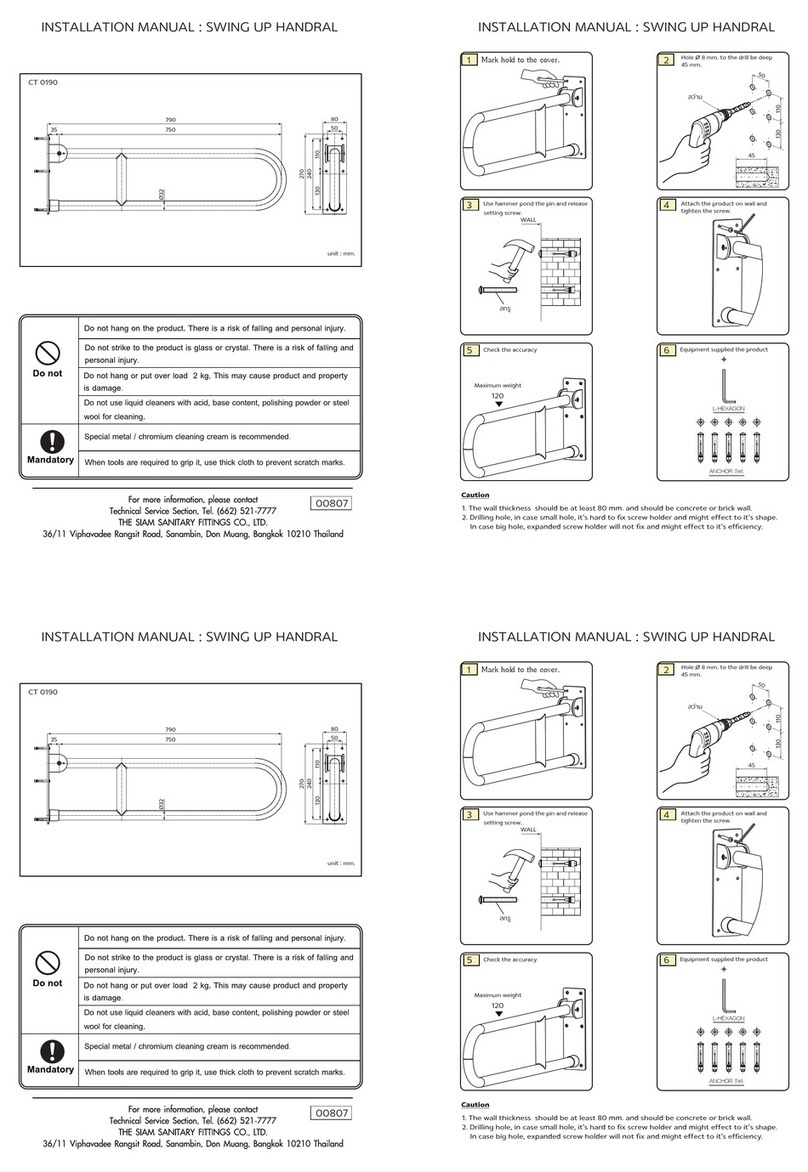 COTTO CT 0190 installation manual