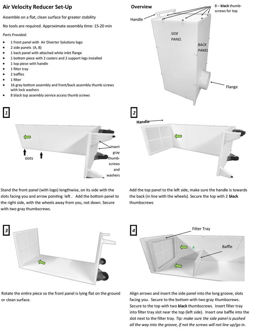 air Diverter Solutions Air Velocity Reducer Setup air Diverter Solutions Air Velocity Reducer Setup