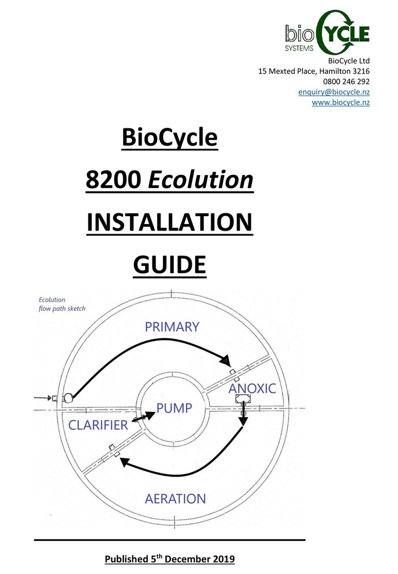 BioCycle 8200 Ecolution installation guide