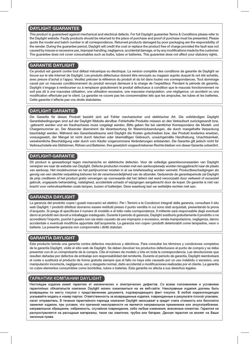 Daylight Halo User manual