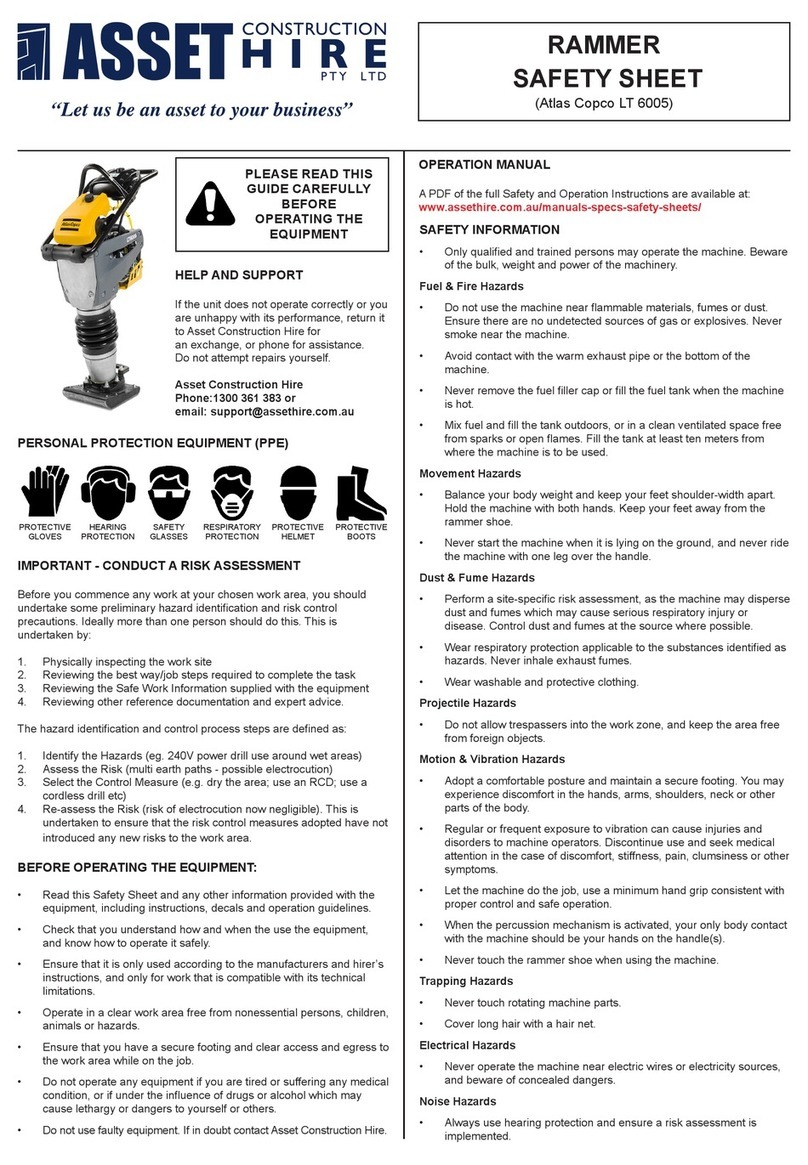 Asset construction hire Atlas Copco LT 6005 Basic instructions Asset construction hire Atlas Copco LT 6005 Basic instructions