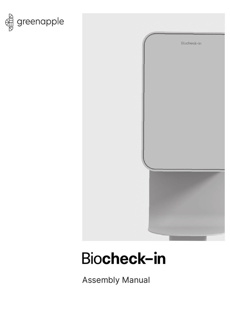 greenapple Biocheck-in Assembly manual