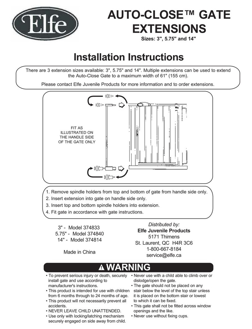 ELFE AUTO-CLOSE 374833 installation instructions ELFE AUTO-CLOSE 374833 installation instructions