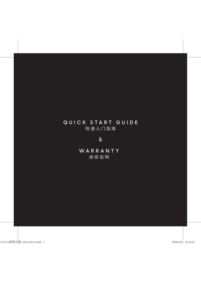 Buttons Air X Quick start guide & warranty