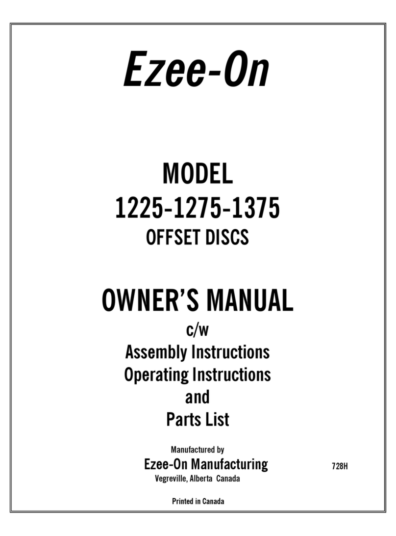 Ezee-On 1225 owner's manual