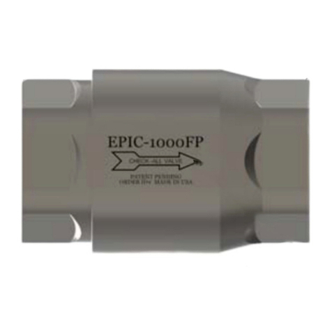 check-all Valve EPIC User manual
