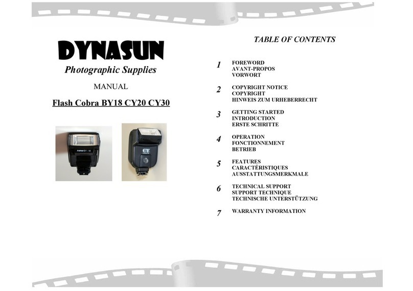 DynaSun Flash Cobra BY18 manual