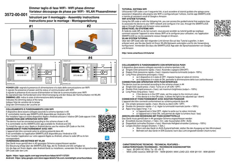 FABAS LUCE 3572-00-001 User manual