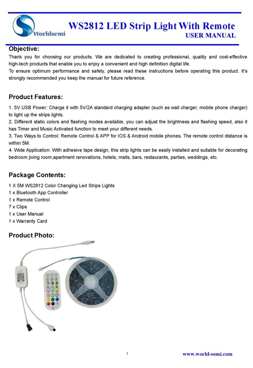 Worldsemi WS2812 user manual