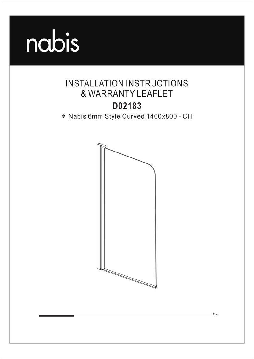 Nabis D02183 INSTALLATION INSTRUCTIONS & WARRANTY LEAFLET