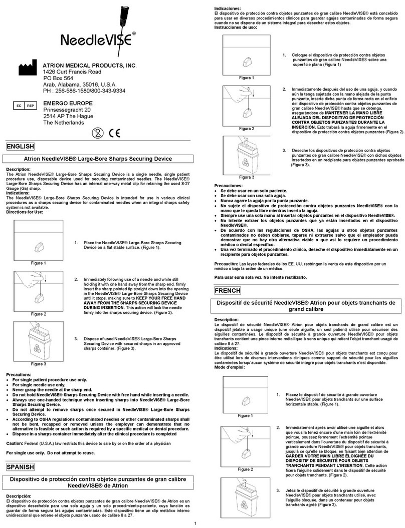 ATRION MEDICAL NeedleVISE manual