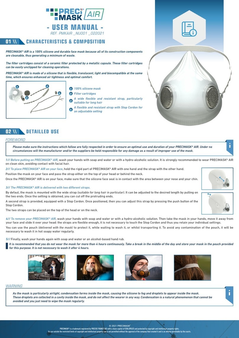 PRECIMASK AIR quick start guide