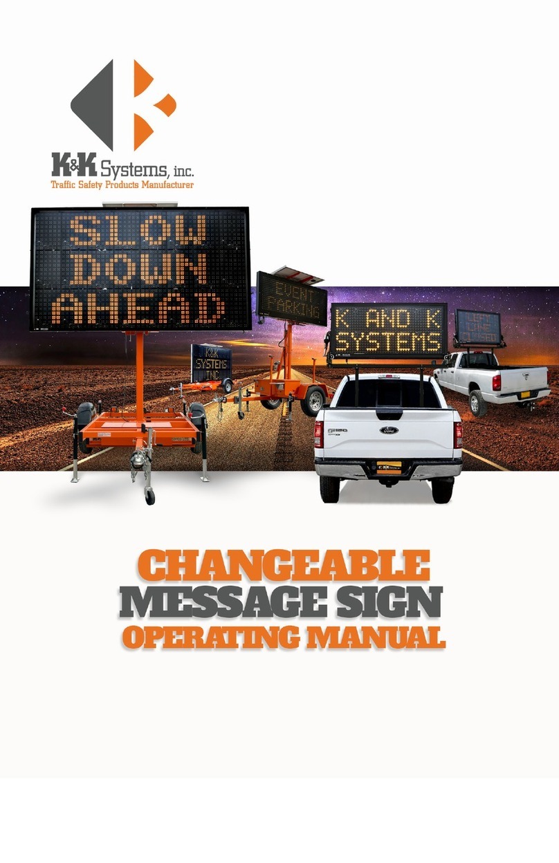 K&K Systems MB14821 operating manual