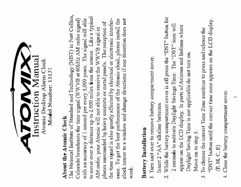 Atomix 13131 instruction manual
