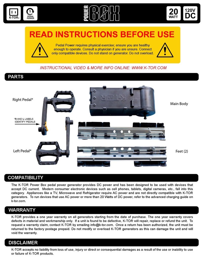 K-TOR POWER BOX instructions