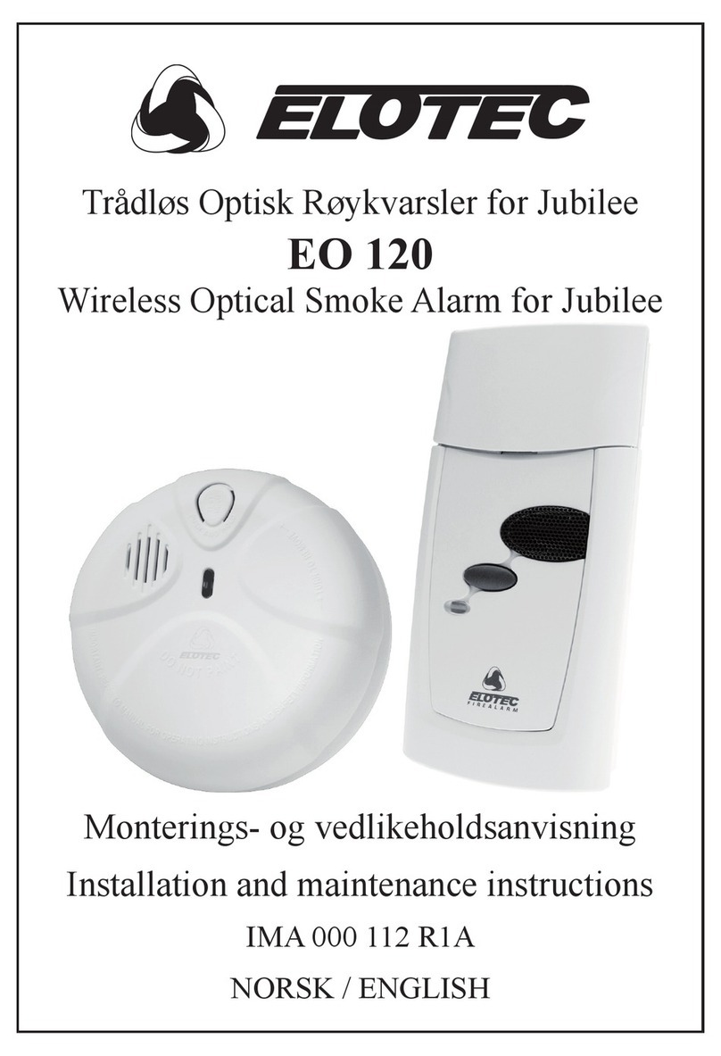 ELOTEC EO 120 Installation and maintenance instructions