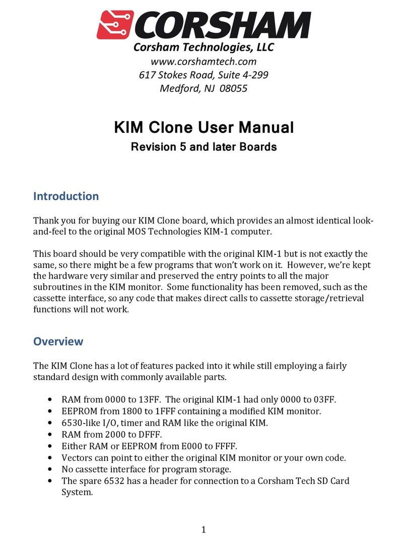Corsham Technologies KIM Clone User manual