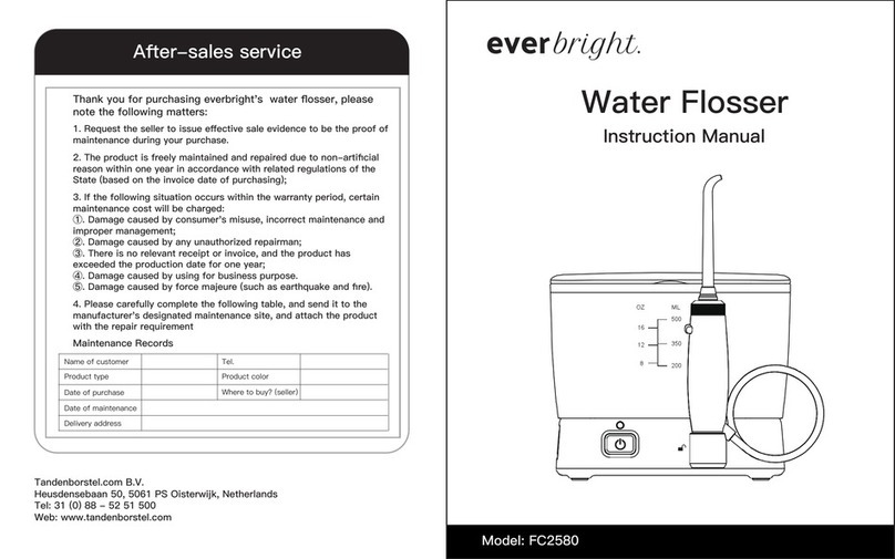 EVER BRIGHT FC2580 instruction manual
