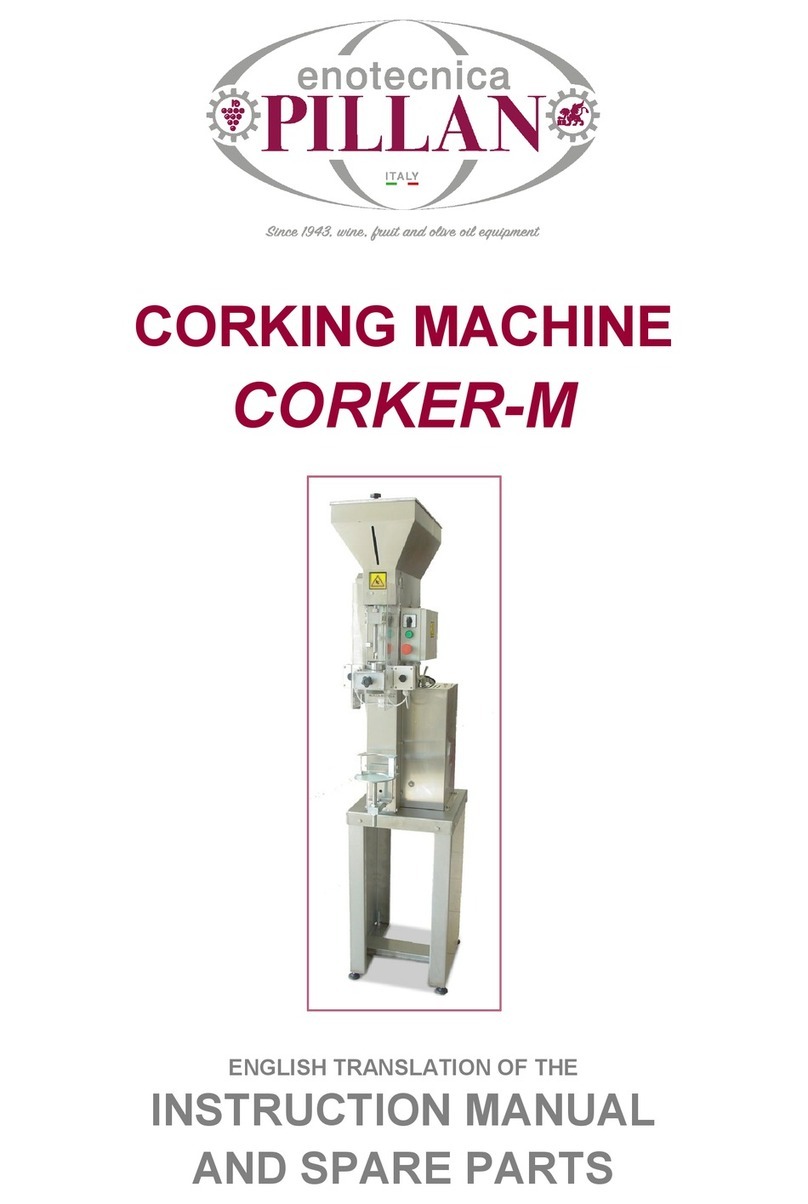 ENOTECNICA PILLAN CORKER-M instruction manual
