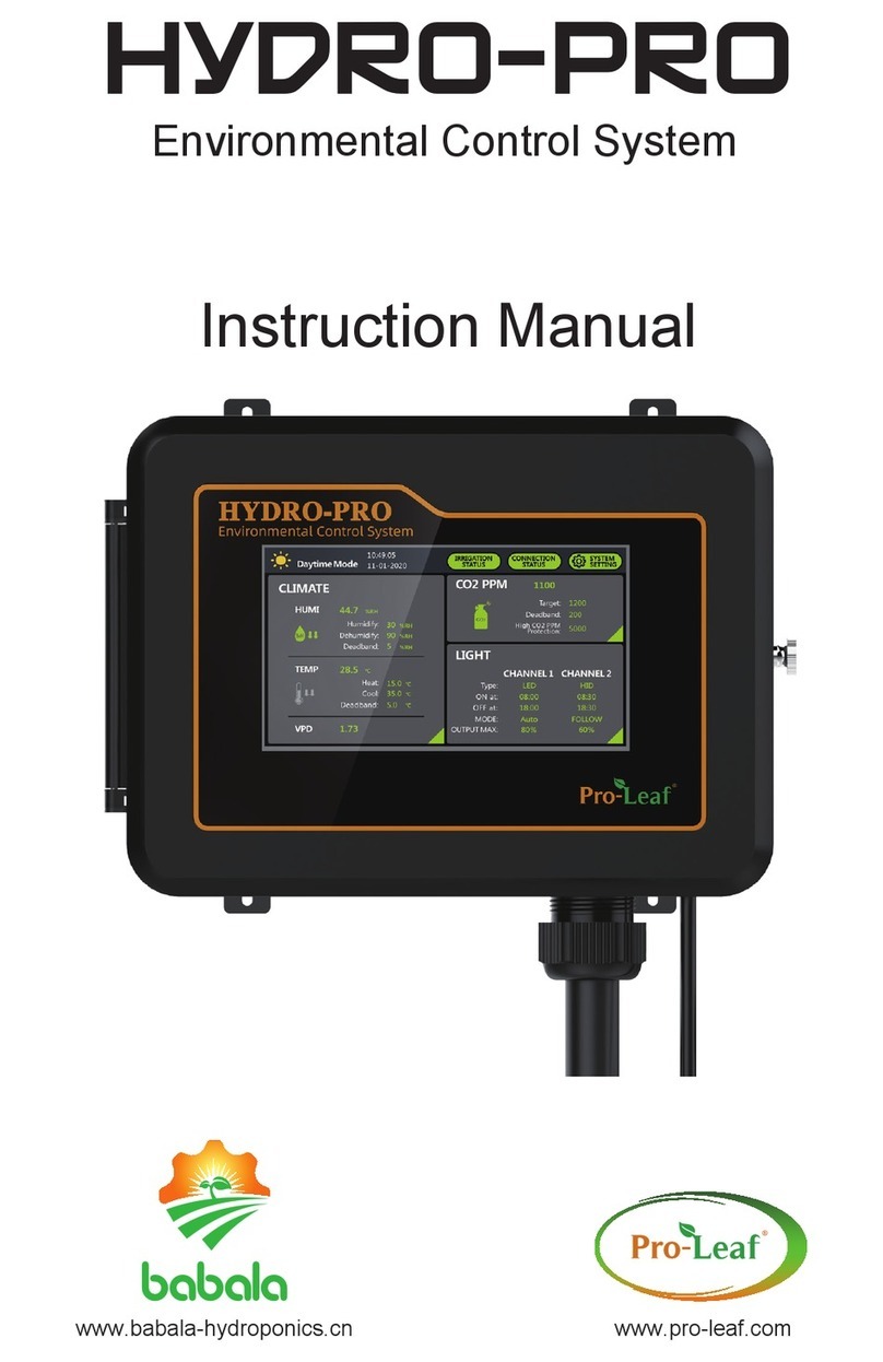 babala Hydro-Pro instruction manual