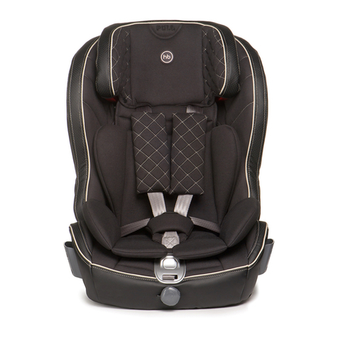 Happy Baby MUSTANG ISOFIX user manual