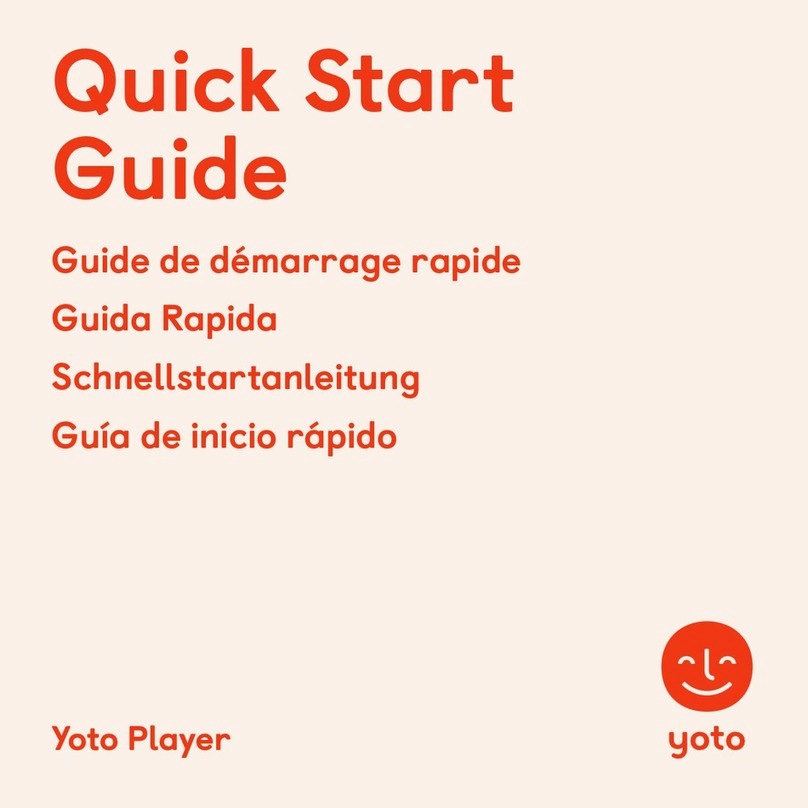 Yoto Player quick start guide