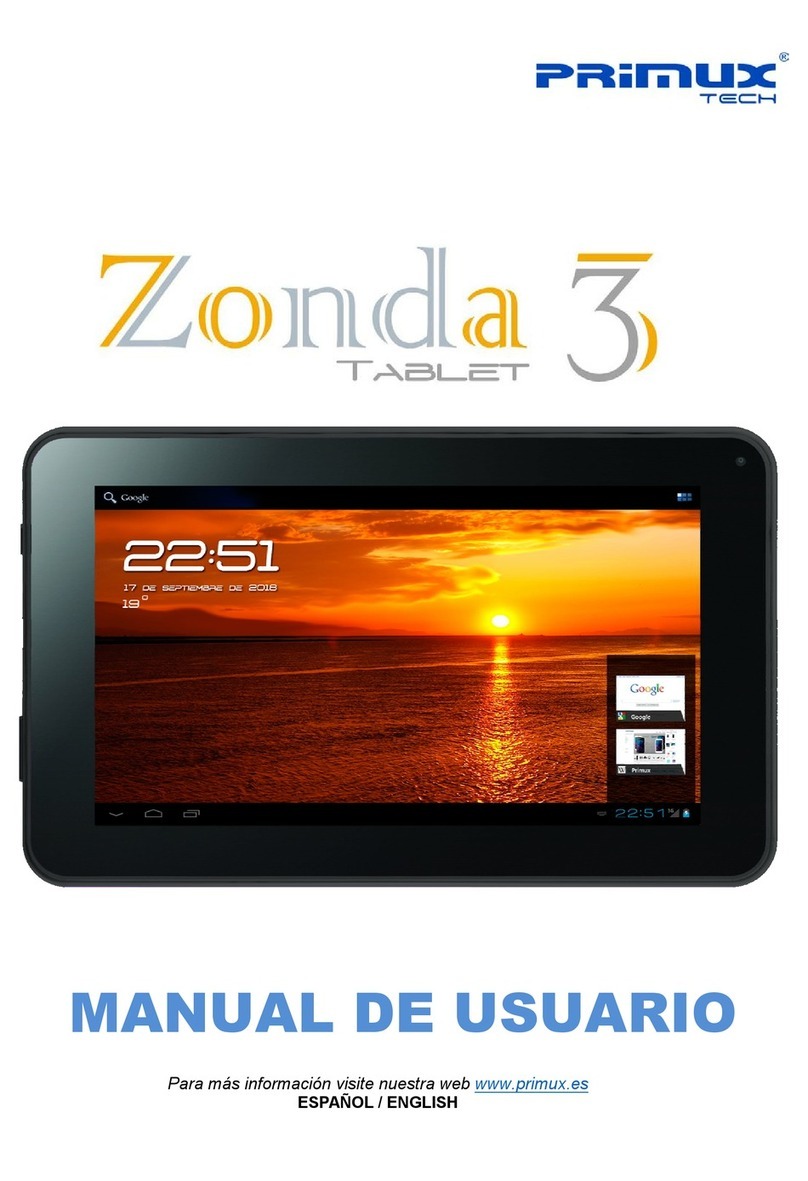 Primux TECH Zonda 3 User manual