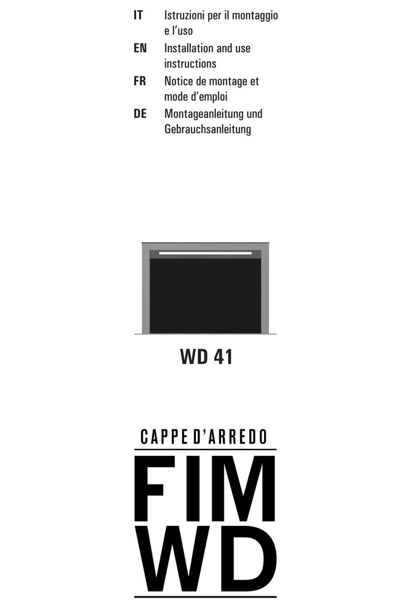 SIL FIM WD 41 Installation and use instructions SIL FIM WD 41 Installation and use instructions