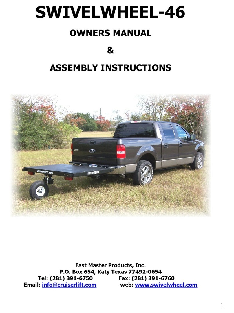 Fast Master Products SWIVELWHEEL-46 Assembly instructions
