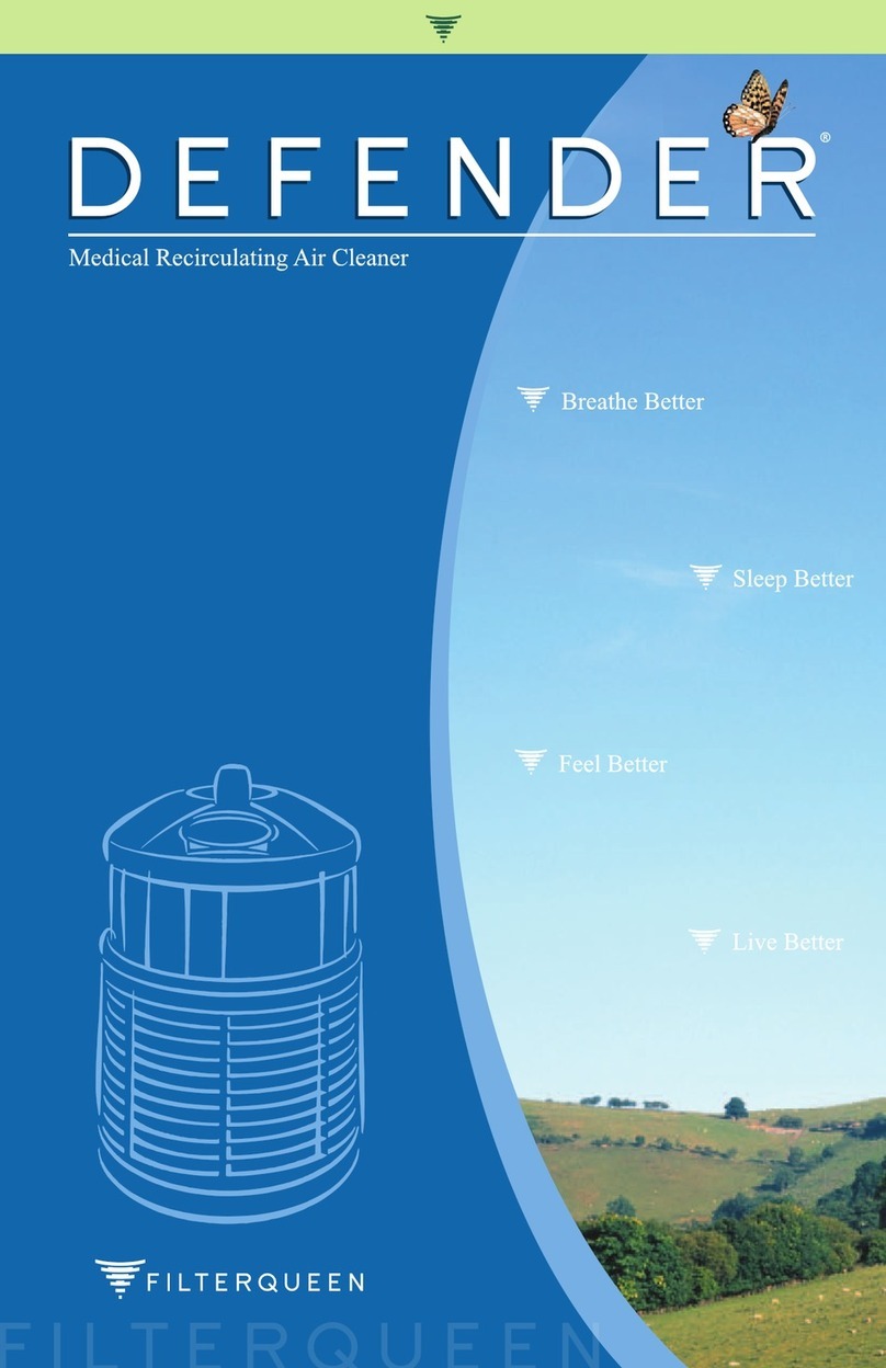 Filter Queen Defender instruction manual