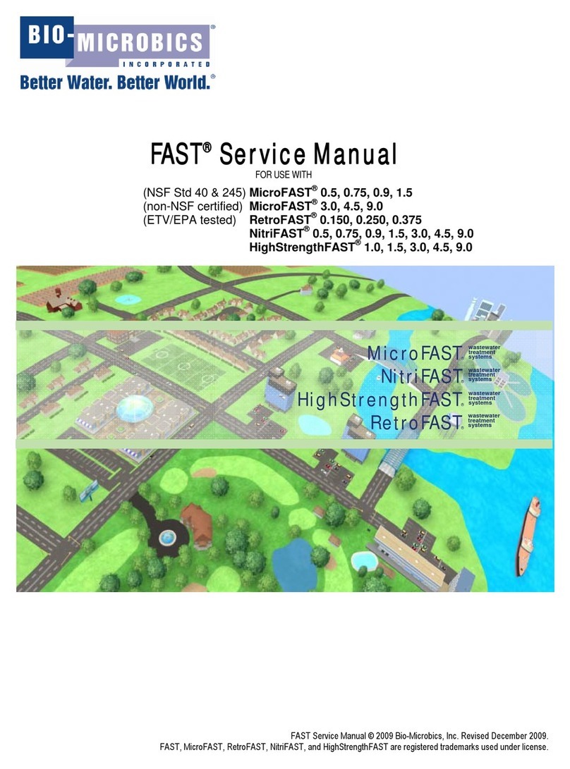 BIO-MICROBICS MicroFAST 0.5 User manual