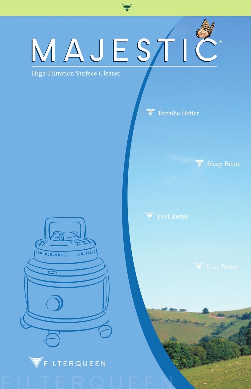 Filter Queen Majestic User manual