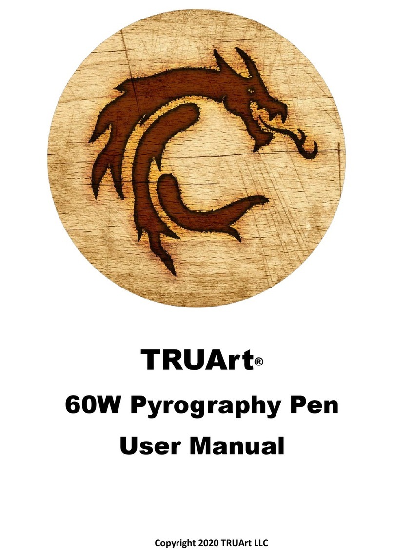 TRUArt Pyrography Pen User manual