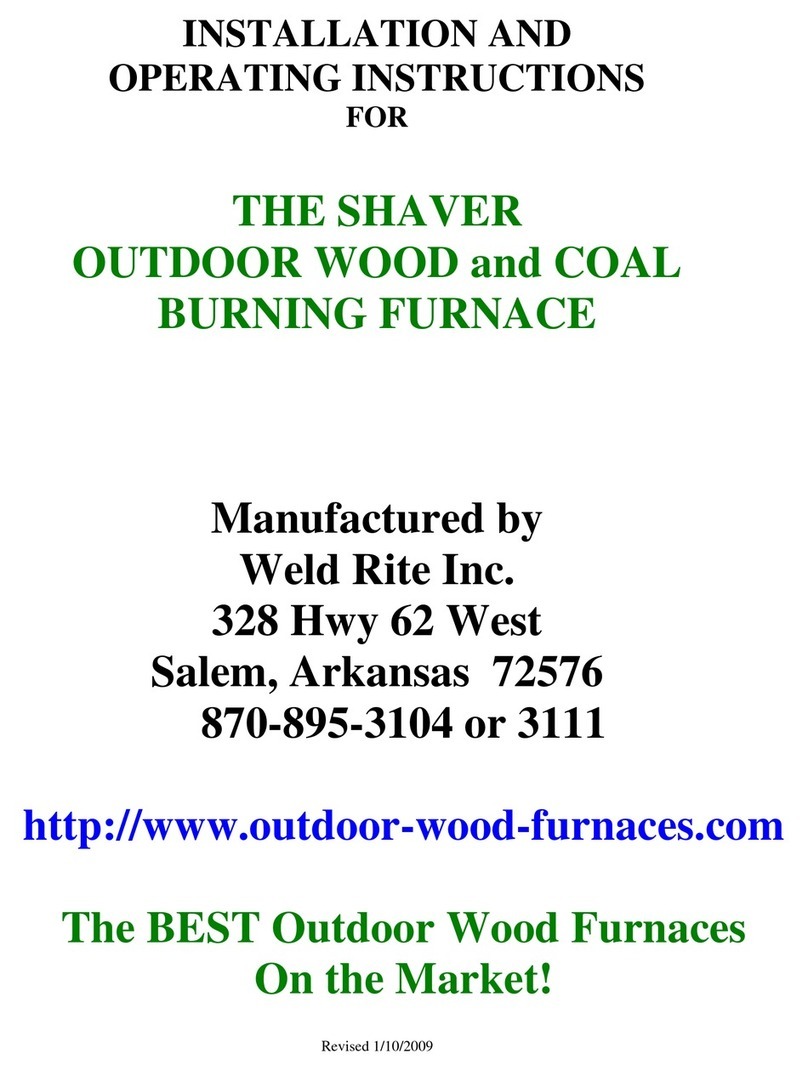 Weld Rite Shaver Pro 140 Installation and operating instructions